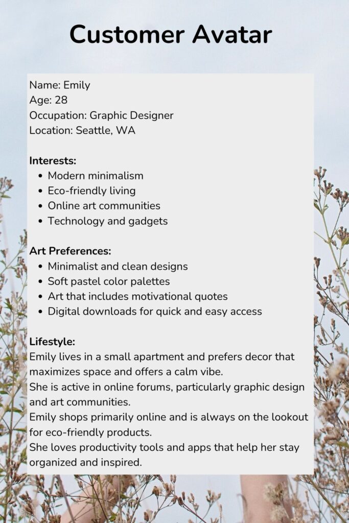 Ideal Customer Avatar